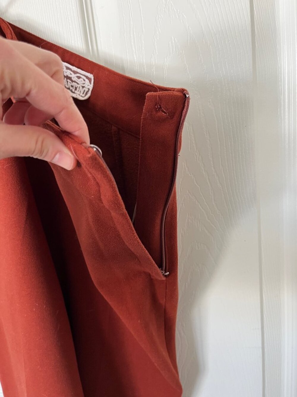 Pink Martini Orange Cropped Pant, Size XS - Picture 4 of 6